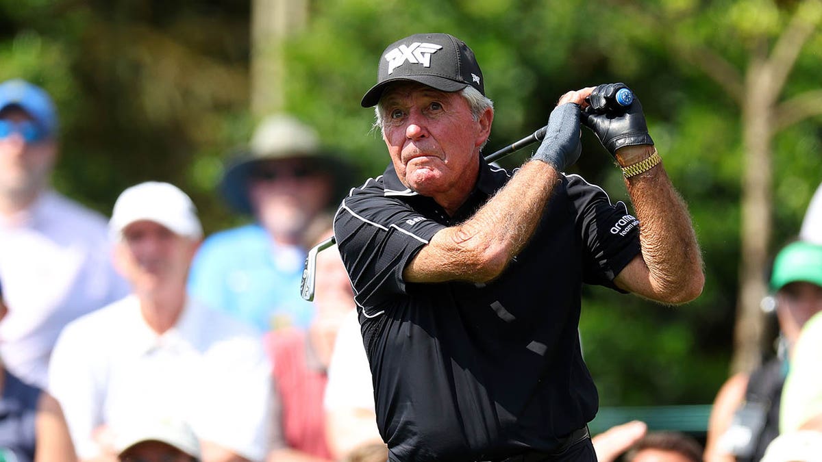 Gary Player at the Masters Par-3 contest