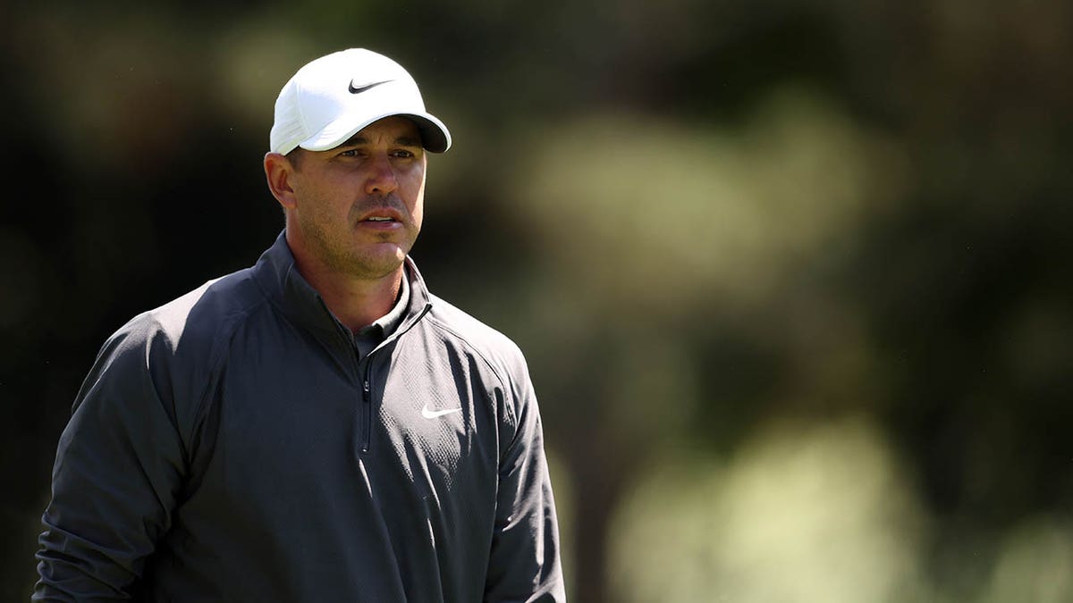 Brooks Koepka at the final round of the masters