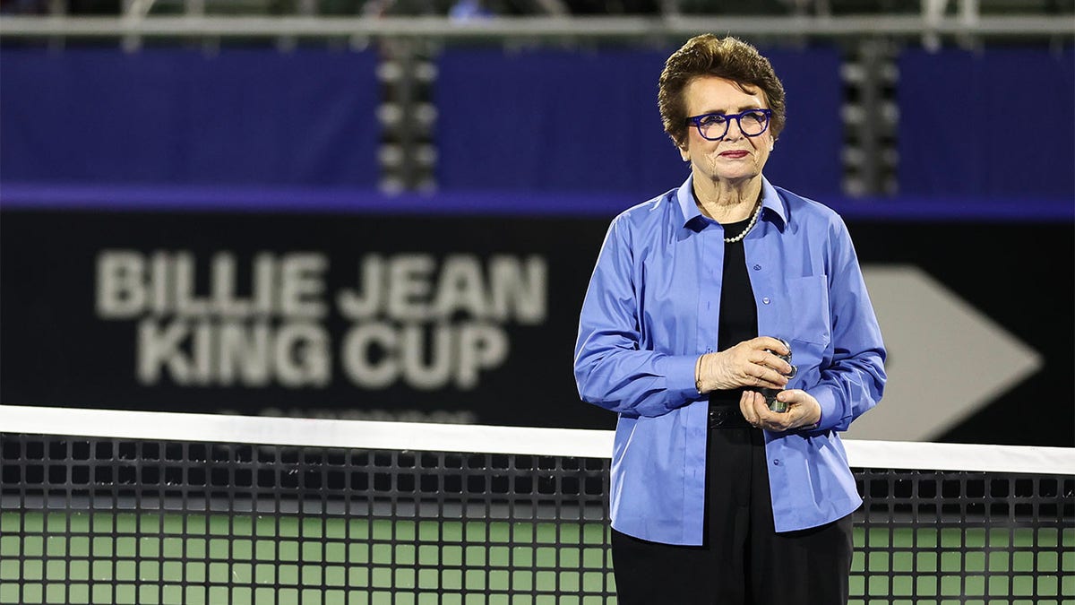 Billie Jean King at the Billie Jean King Cup