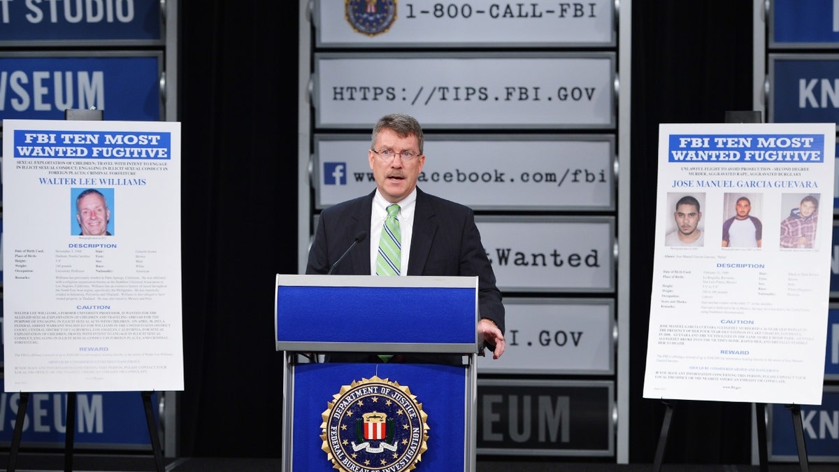 FBI Most Wanted press conference in 2013