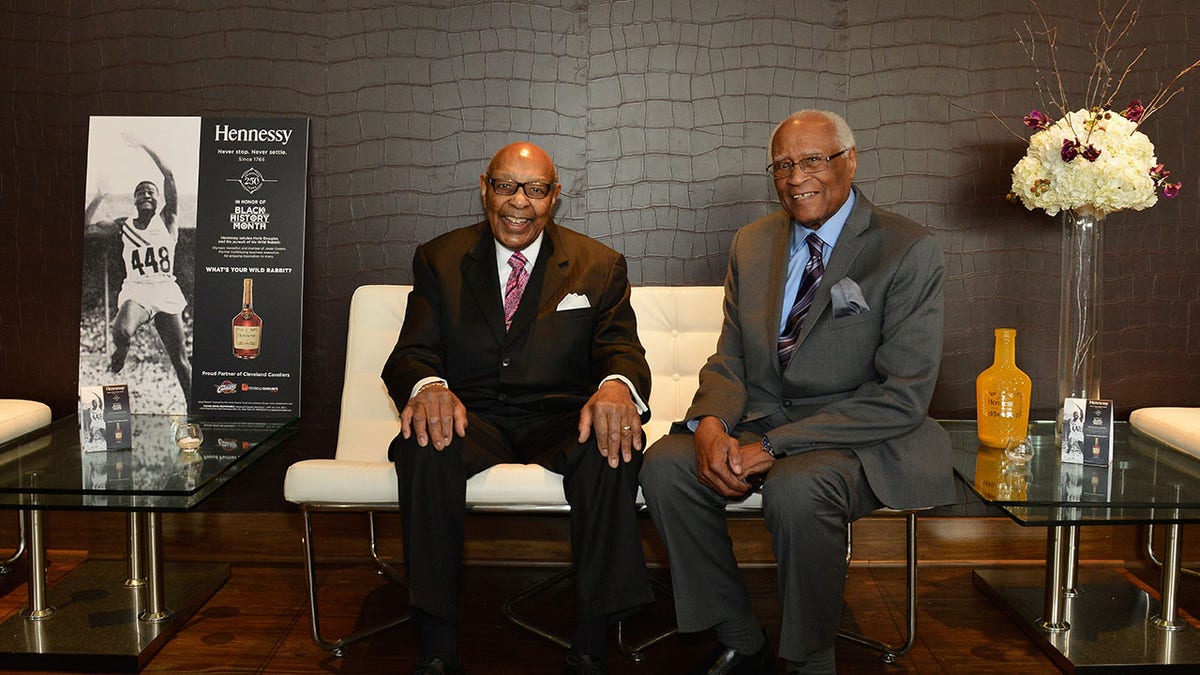 Louis Stokes and Herb Douglas in Feb. 2015