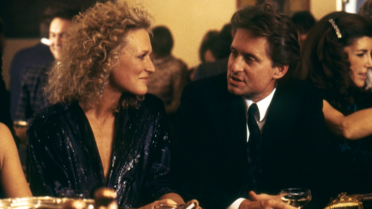 Michael Douglas and Glenn Close ending of Fatal Attraction