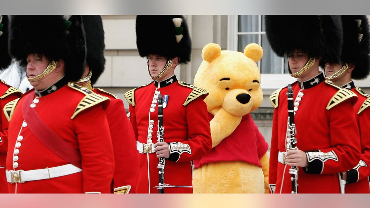 Winnie the Pooh royal garden party