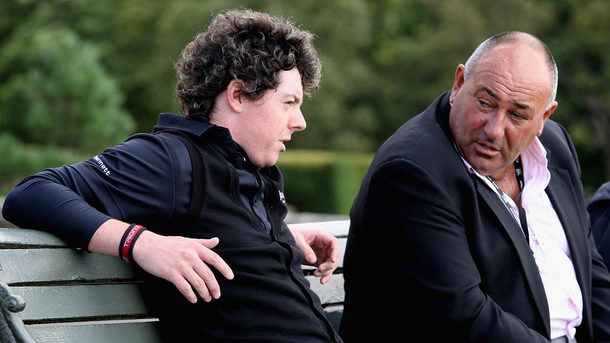 Rory McIlroy with former manager Chubby Chandler