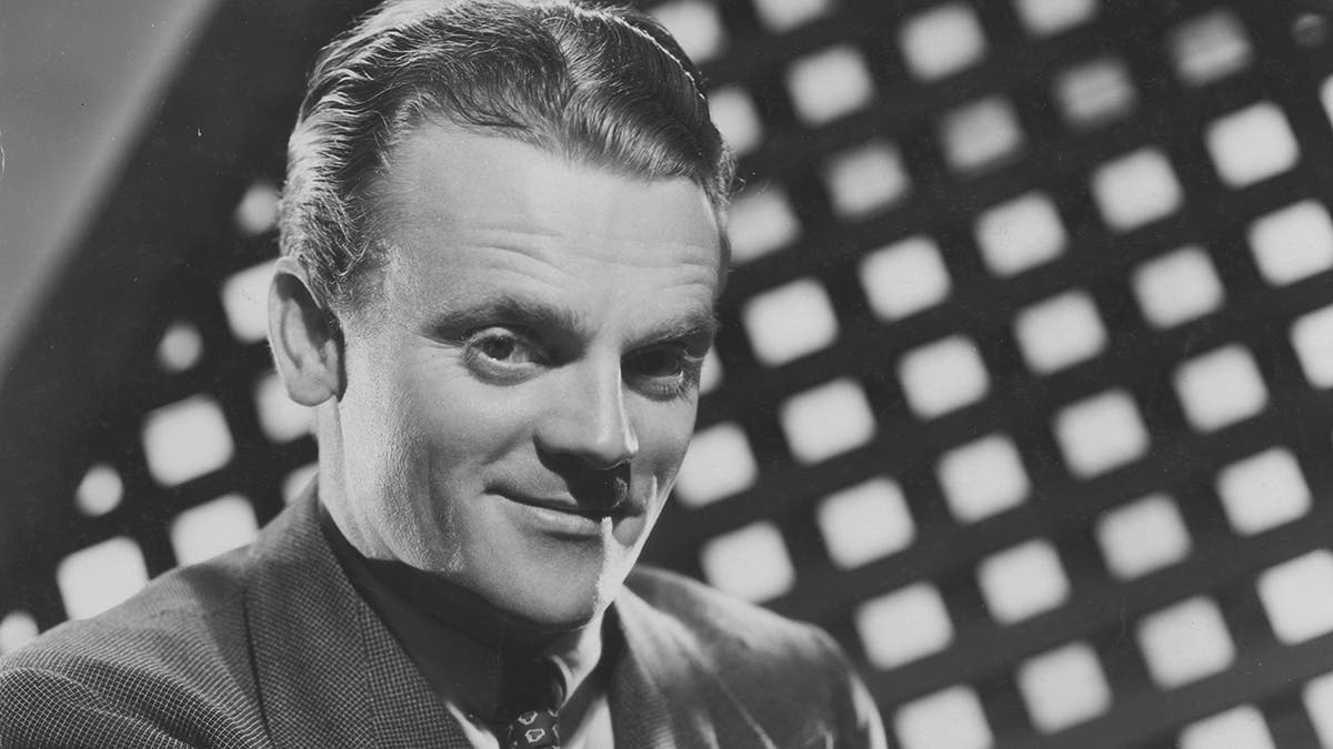 A close-up of Hollywood actor James Cagney