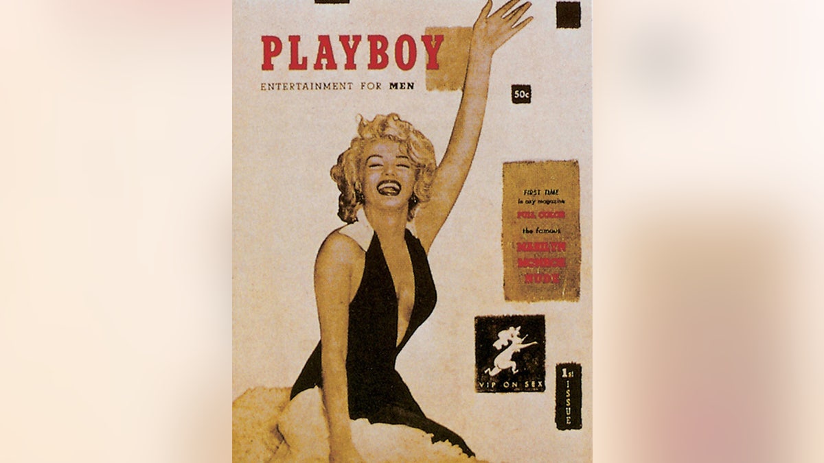 Marilyn Monroe on the cover of the first Playboy