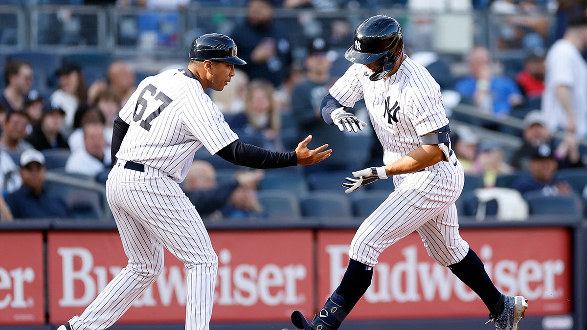 Giancarlo Stanton's Home Run Leaves Yankees Fans In Awe After Landing ...