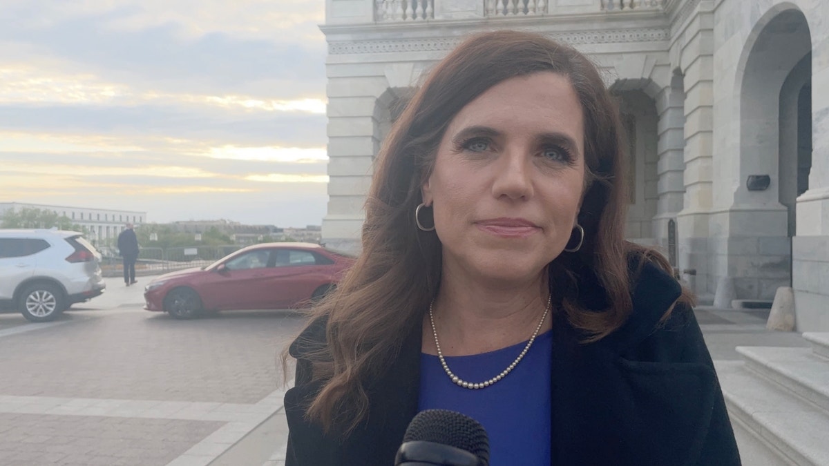 Rep. Nancy Mace on Capitol Hill in Washington D.C. talking to Fox News about AI and ChatGPT