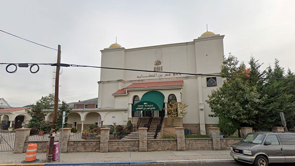 Street view of the Omar Mosque.