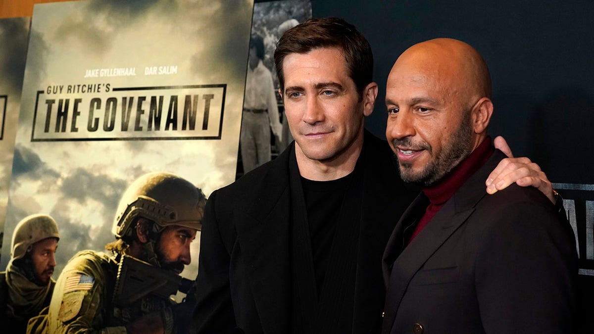 Jake Gyllenhaal with co-star Dar Salim