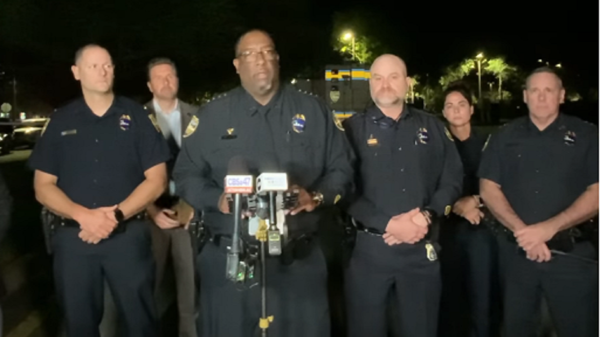 Jacksonville Sheriff TK Waters speaks to media