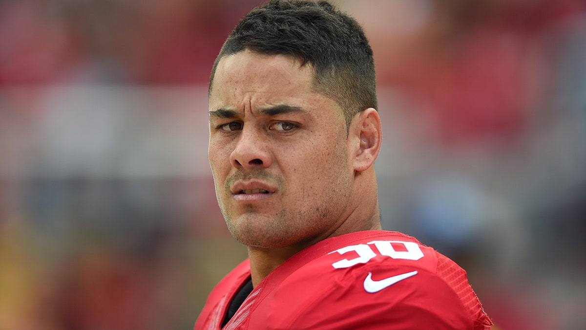 Jarryd Hayne with the 49ers