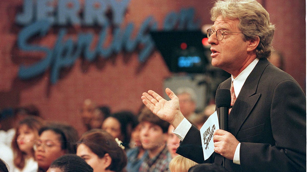 Jerry Springer on his show