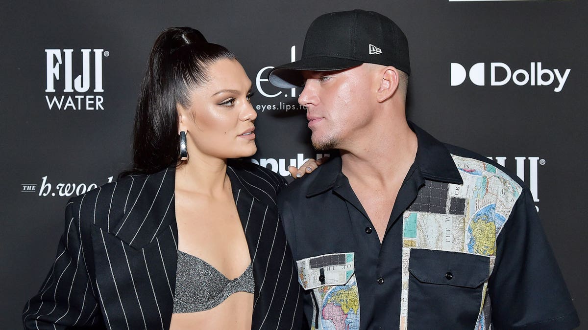 Jessie J and Channing Tatum on the red carpet