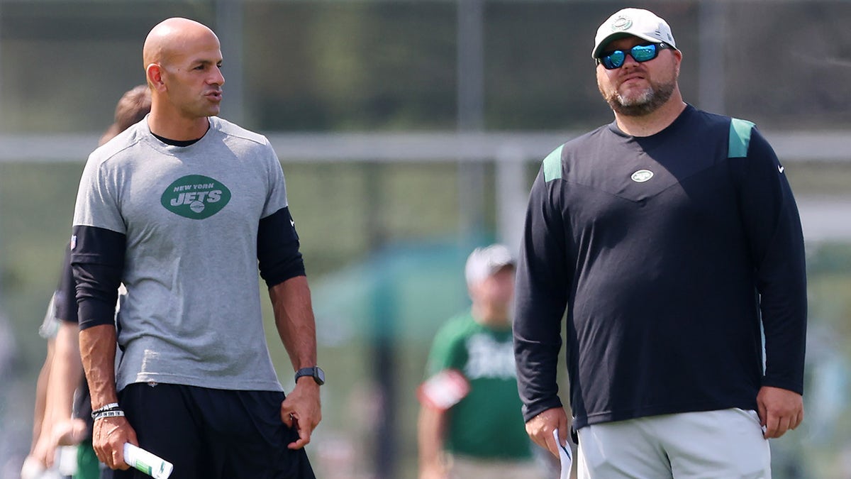 Robert Saleh and Joe Douglas