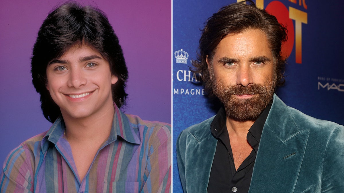 John Stamos then and now split