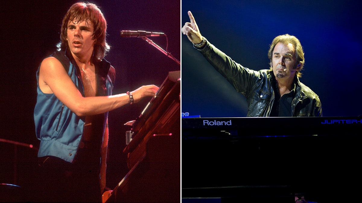 Jonathan Cain then and now split