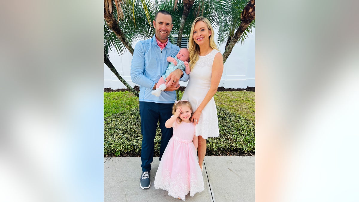 Kayleigh McEnany with her family