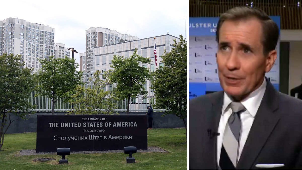 The U.S. embassy in Ukraine and John Kirby