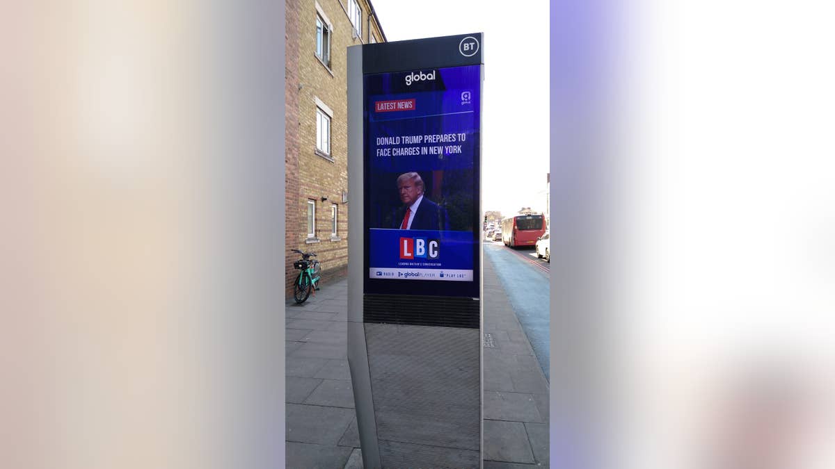 Trump London billboard