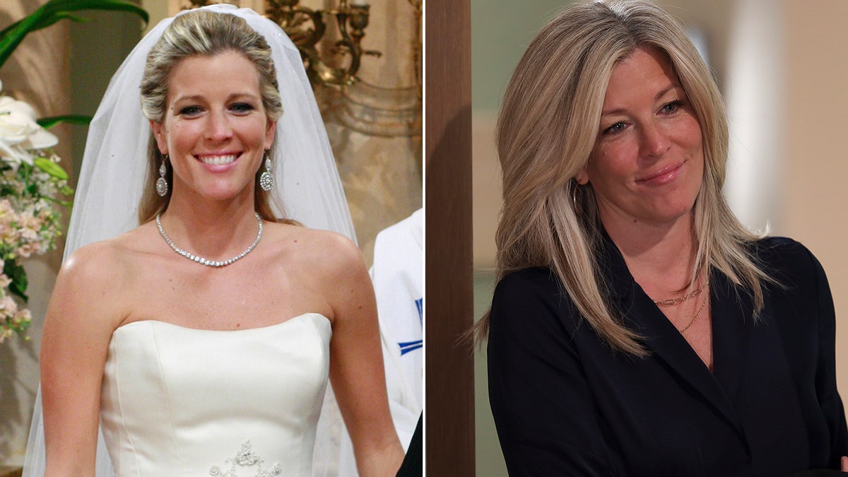 Laura Wright then and now split