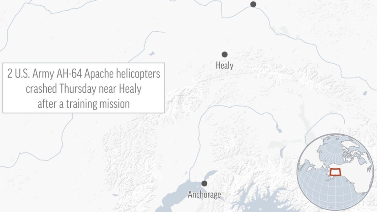 Two military helicopters went down in Alaska