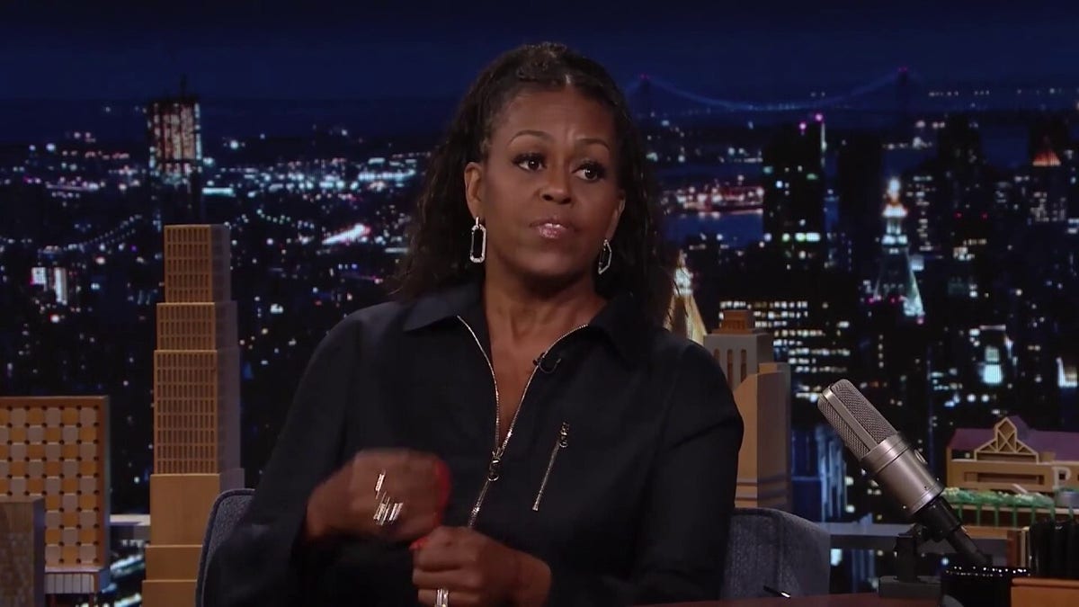 Michelle Obama on talk show