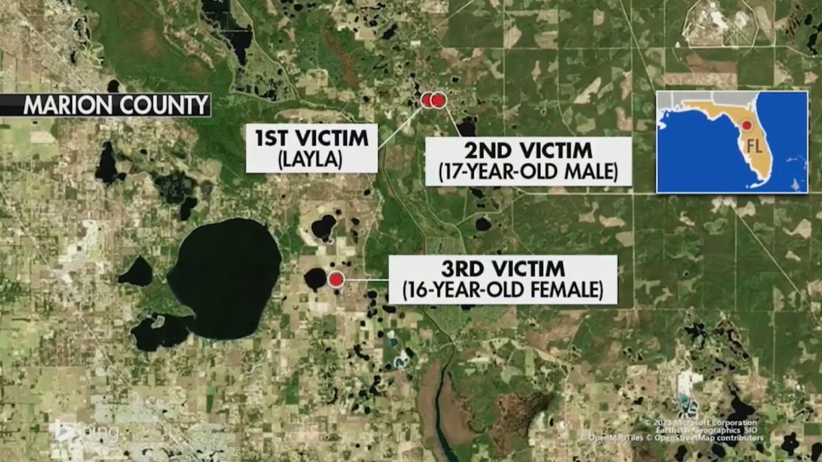 Florida triple homicide map