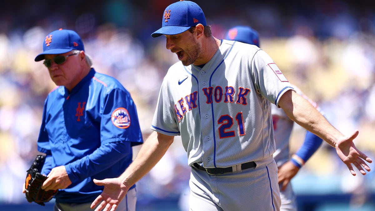 Mets' Max Scherzer says he only had sweat and rosin on his hands: 'I swear  on my kids' lives