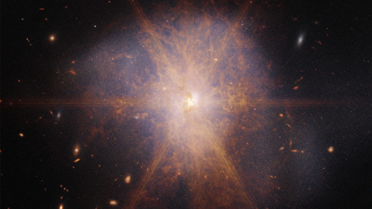 galatic merger james webb space telescope