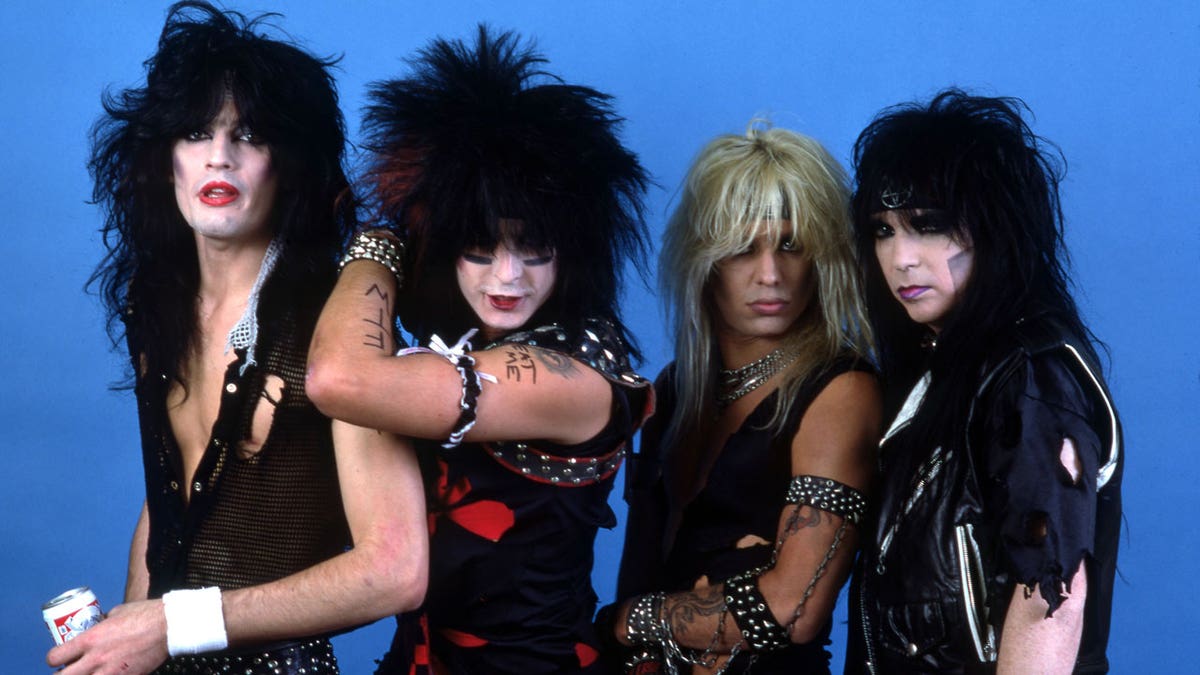 Motley Crue with Tommy Lee, Nikki Sixx, Vince Neil and Mick Mars