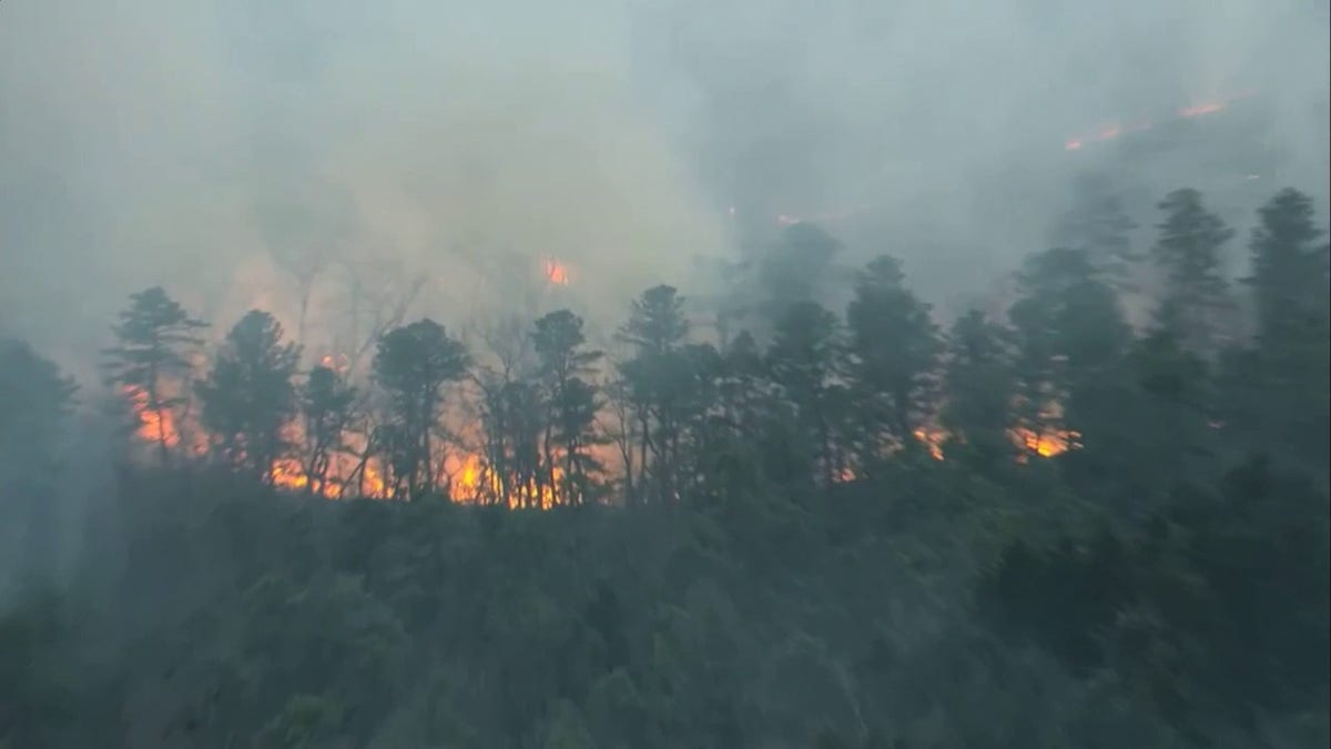 New Jersey Wildfire Grows To 2,500 Acres, Threatening Structures And ...