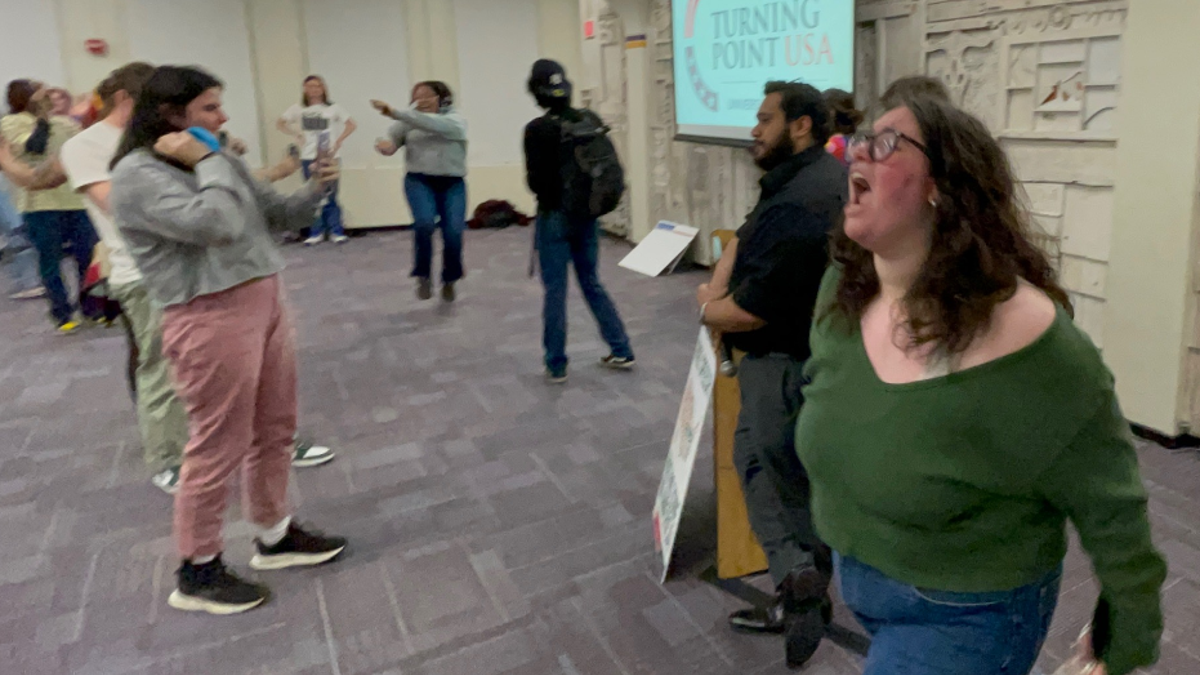 Protesters at SUNY at Albany