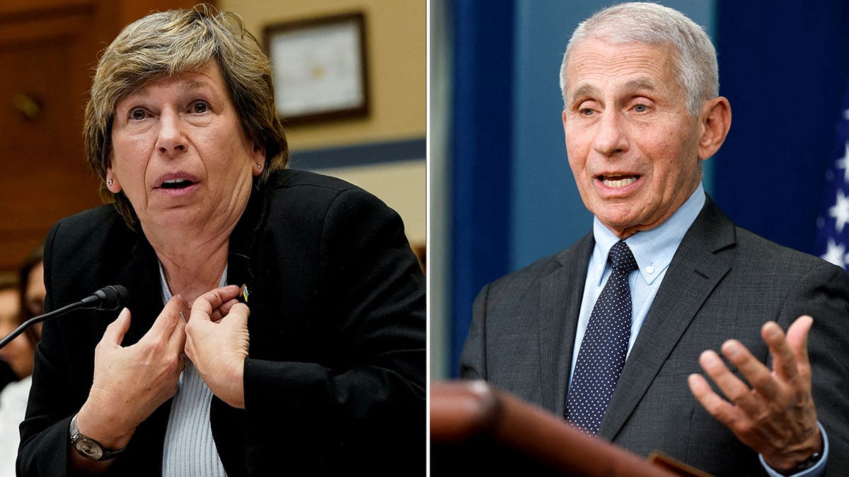 Randi Weingarten and Anthony Fauci