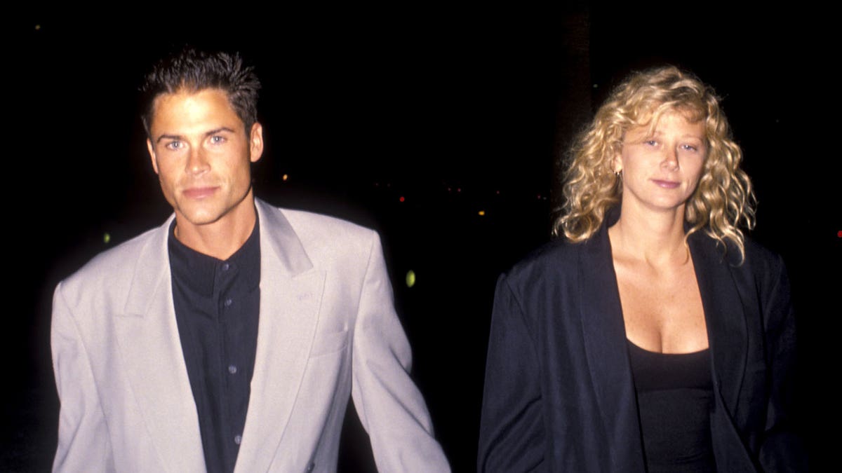 Rob Lowe and Sheryl Berkoff as a young couple