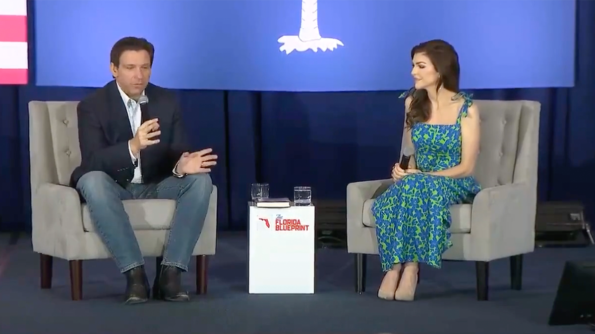 DeSantis on stage