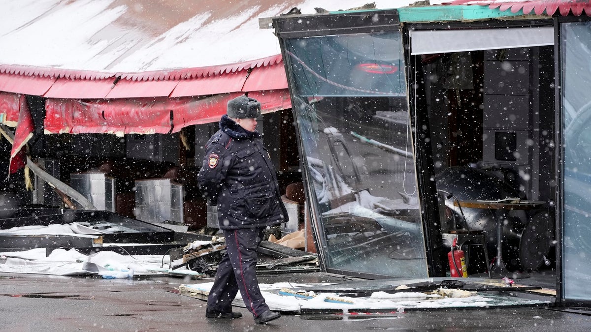 St. Petersburg cafe explosion site