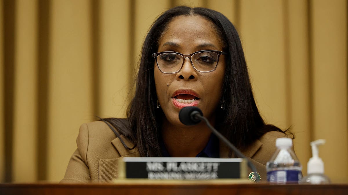 Rep. Stacey Plaskett at hearing