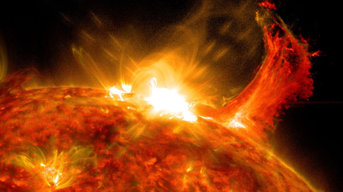 A solar flare