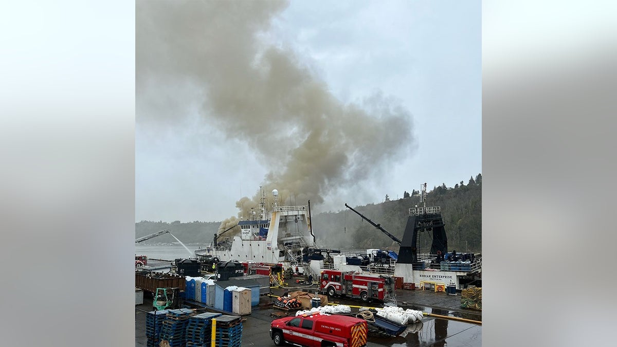 Kodiak Enterprise fire in Tacoma, Washington