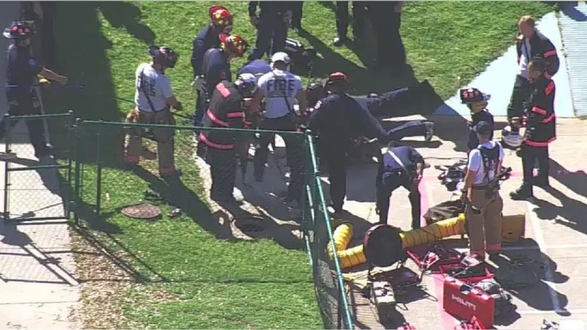 Texas girl rescued from storm drain