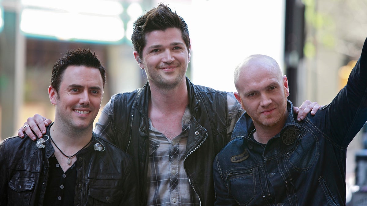 The Script poses for a photo