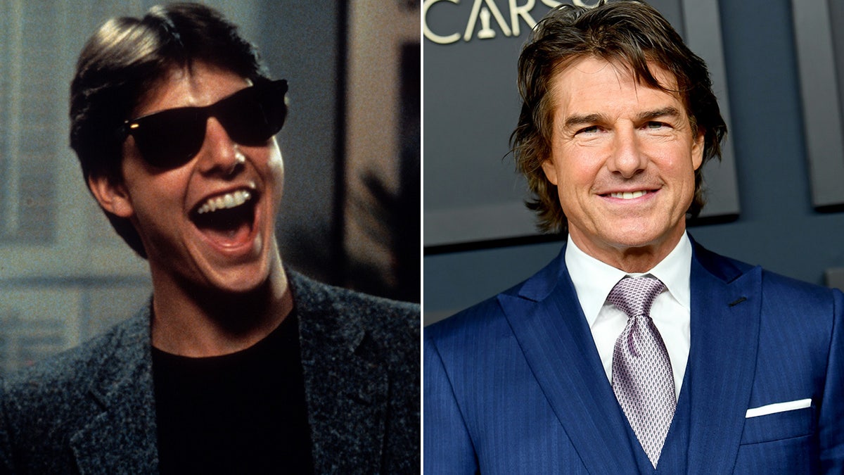 Tom Cruise then and now split