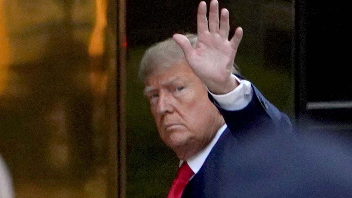 Former U.S. President Donald Trump arrives at Trump Tower