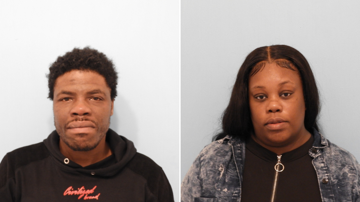 Steven Teague and Terika Thomas mugshot