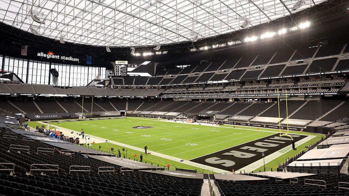 General view of the Raiders football field