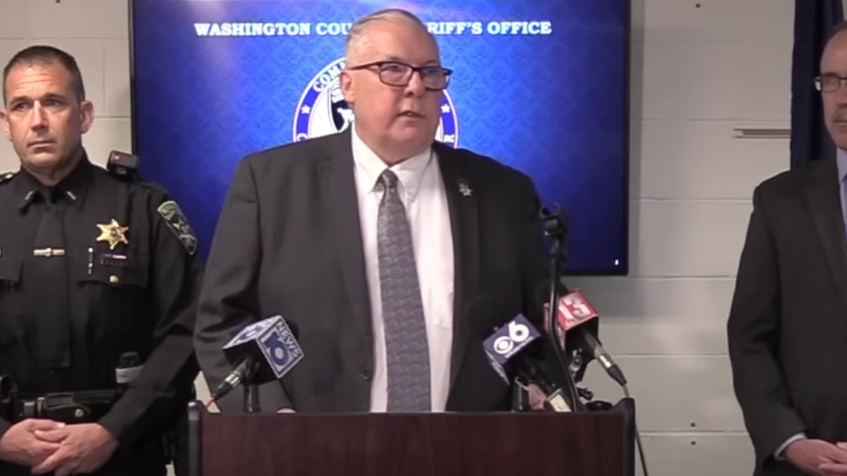 Washington County Sheriff Jeffrey Murphy delivers an update