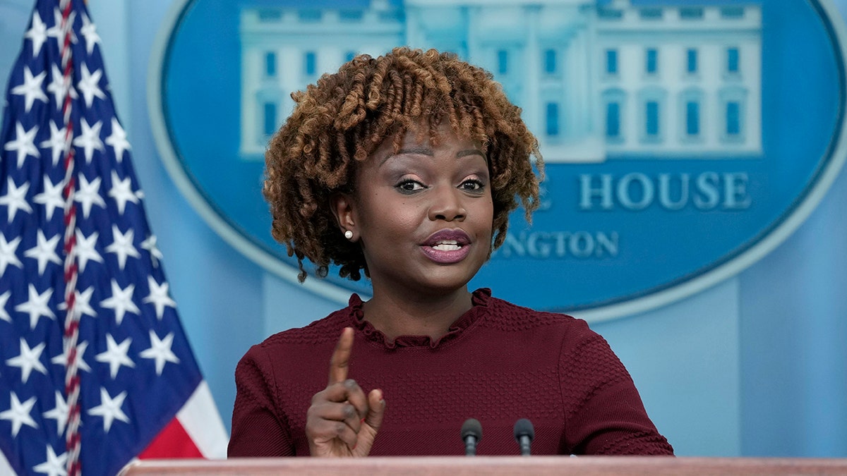 White House press secretary Karine Jean-Pierre takes reporters questions