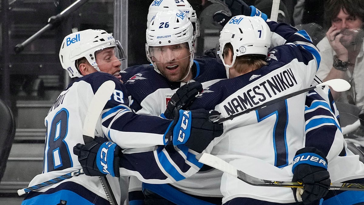 Winnipeg players celebrate