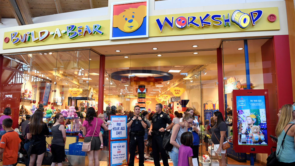Entrance to Build-A-Bear toy store